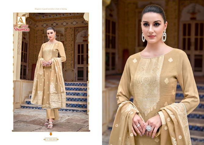 Shamaa Viscose Jacquard Deisgner Suit  Catalog